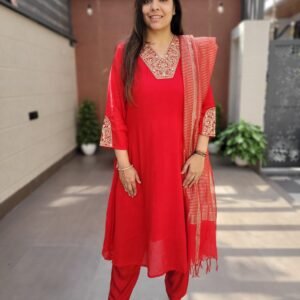 Mul Chanderi 3PC Suit Set