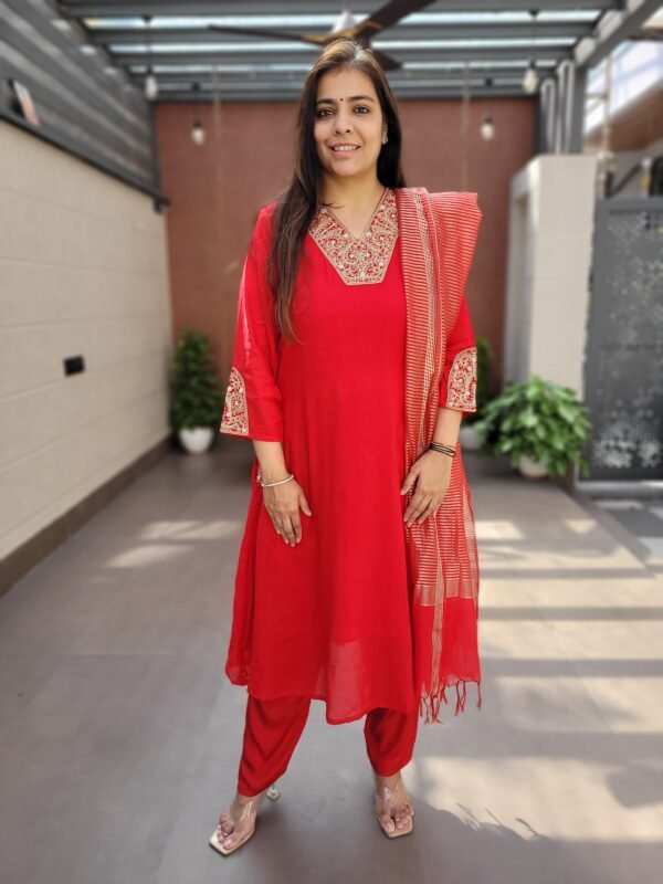 Mul Chanderi 3PC Suit Set