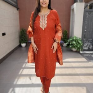 Roman Silk 3PC Suit Set