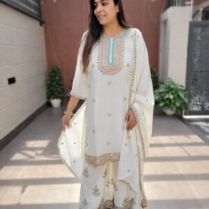 Heavy Zari Work on Kurta