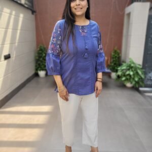 Cotton Flex with Balloon Sleeves