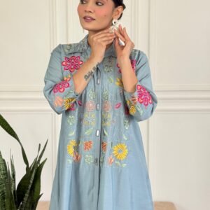 Roman Co-ord Set with Bowring Work