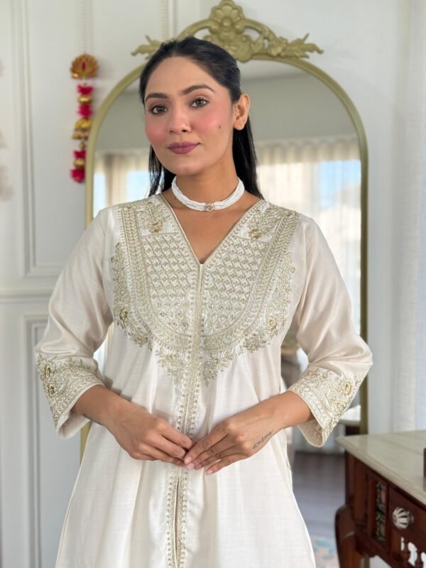 Roman Silk Heavy Zari Work