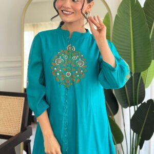 Mal Chanderi Handblock Printed