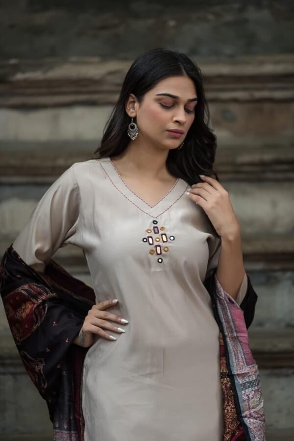 Modal Muslin 3PC Suit Set