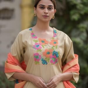 3PC Modal Muslin Suit Set