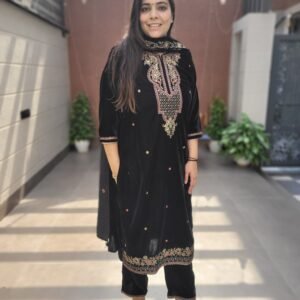 Velvet Winter Wear 3PC Suit Set