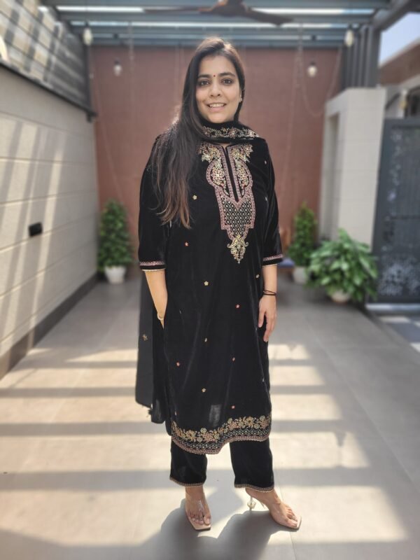 Velvet Winter Wear 3PC Suit Set