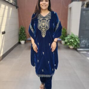 Heavy Velvet 3PC Winter Suit Set