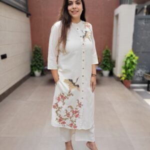 Embroidered 2PC Suit Set