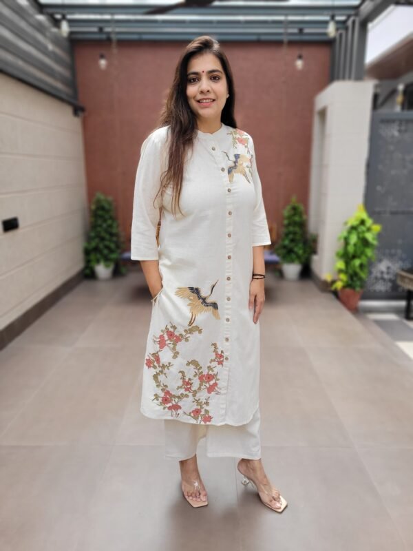 Embroidered 2PC Suit Set