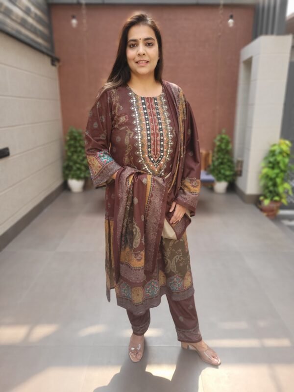 4-Way Stretch Velvet 3PC Suit Set