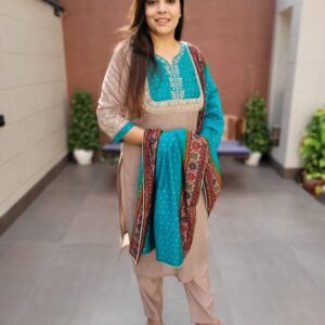 Mul Chanderi 3PC Suit Set