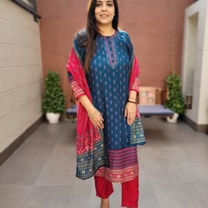 Modal Muslin 3PC Suit Set