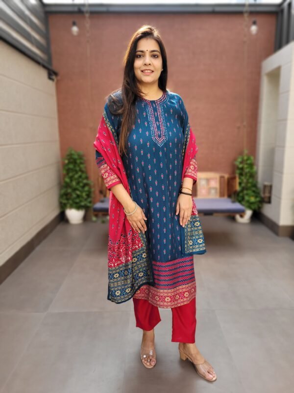 Modal Muslin 3PC Suit Set