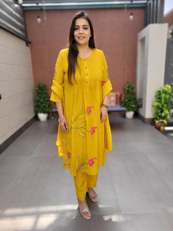 3PC Suit Set with Matching Dupatta