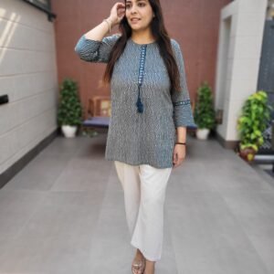 Cotton Jacquard Tunic