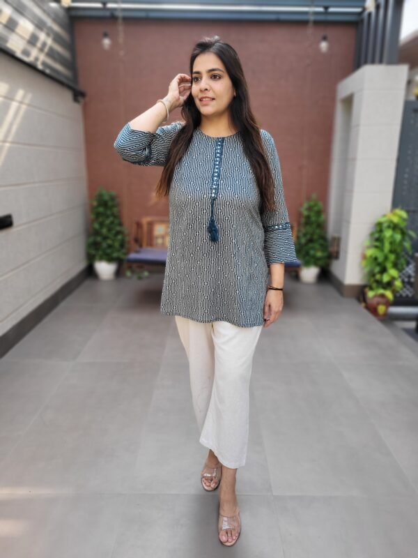 Cotton Jacquard Tunic