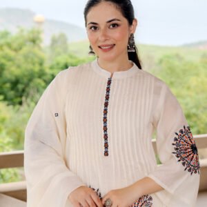 Mul Chanderi Boutique Style 3PC Suit Set