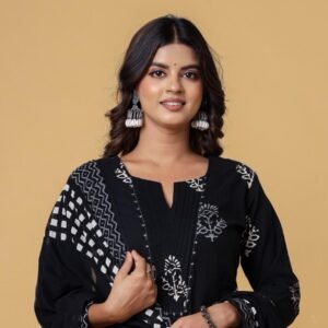 Handblock Print Cotton 3PC