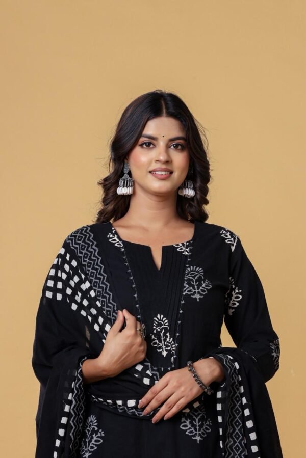 Handblock Print Cotton 3PC