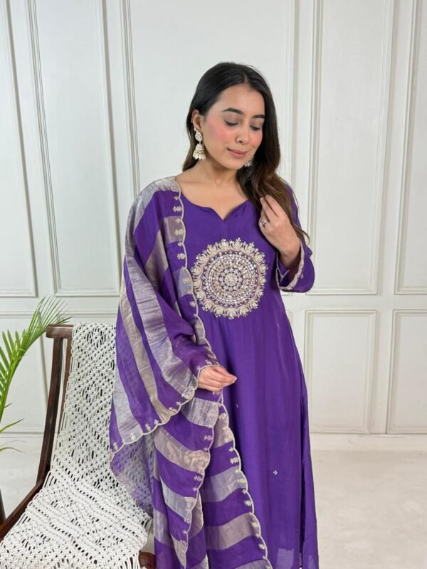 Mul Chanderi 3PC Suit Set