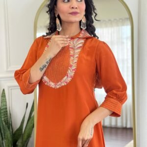 Natural Crepe Co-ord Set