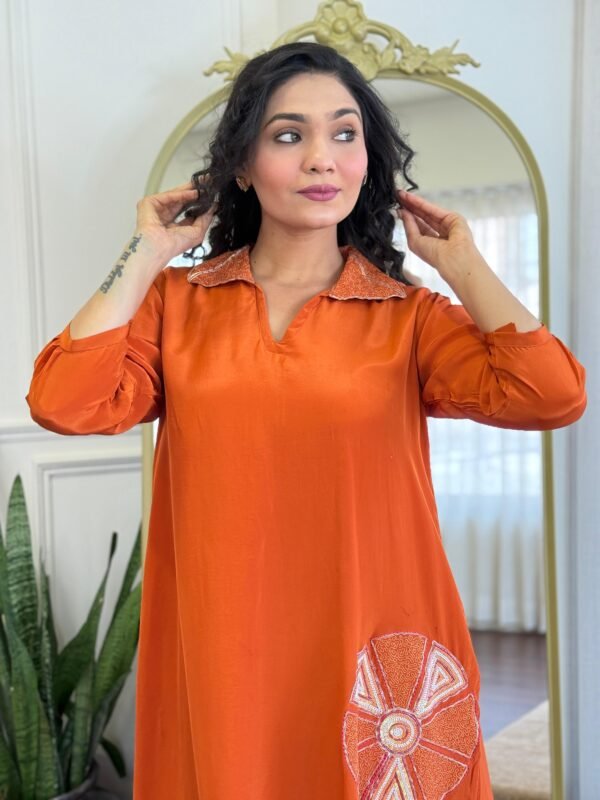 Natural Crepe Co-Ord Set