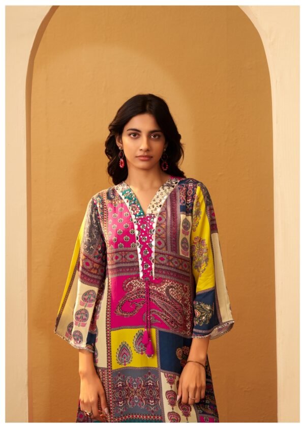 Natural Crepe A-Line Suit