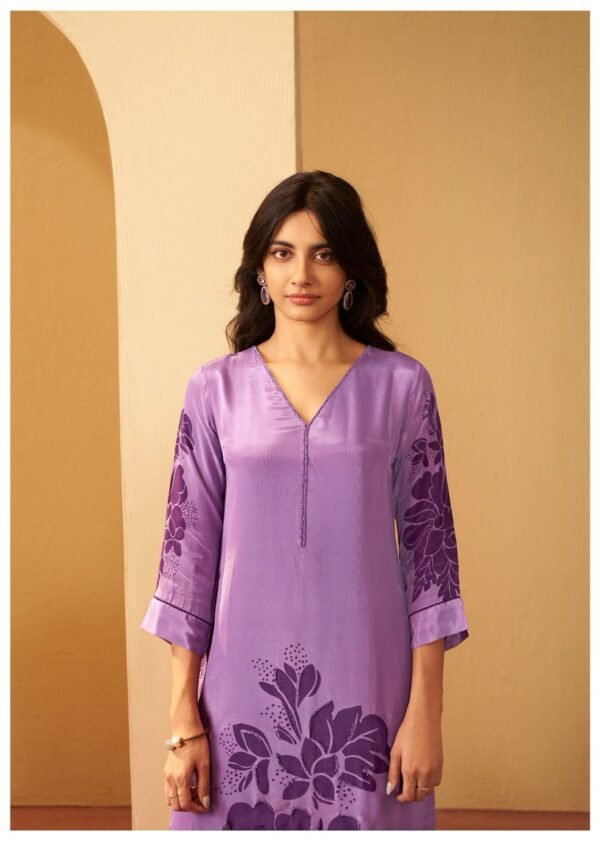 Natural Crepe Designer Suit