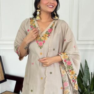 Mul Chanderi Sharara Set