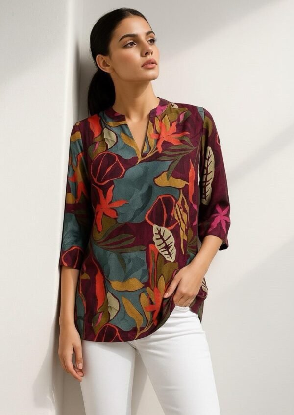 Pure Muslin Printed Tunic