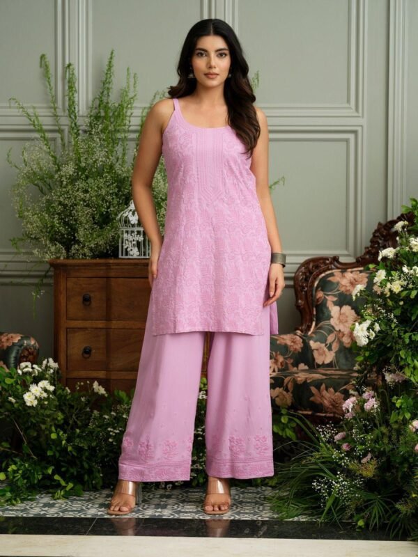 Rayon Spaghetti Chikankari 2PC Set