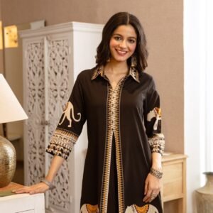 Cotton 2PC Set with Placement Print