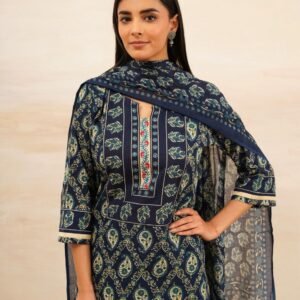 Elegant Embroidered Yoke