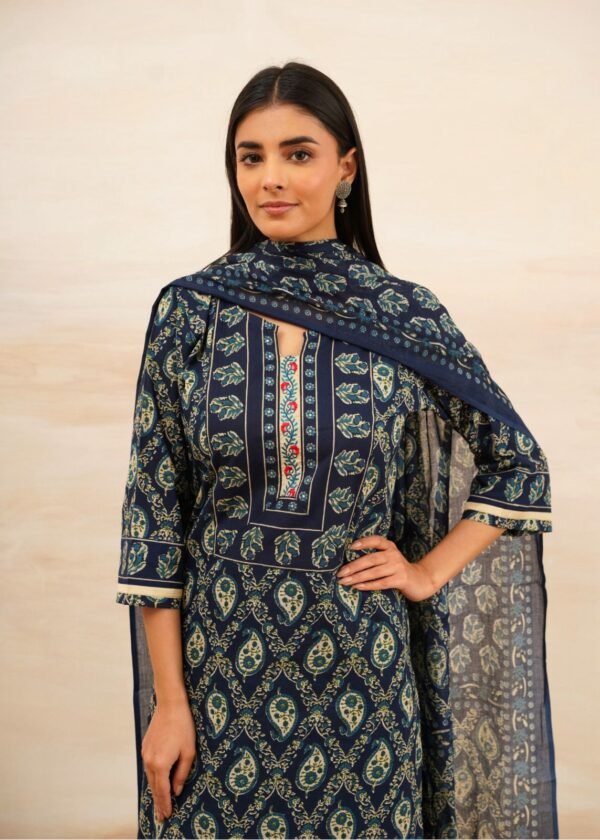 Elegant Embroidered Yoke