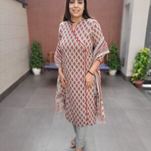 Cotton Angrakha 3PC Set