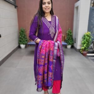 3PC Set with Zari & Sequins Work