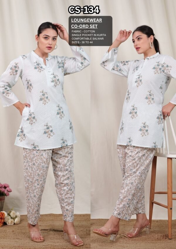 Cotton Loungewear Co-Ord Set