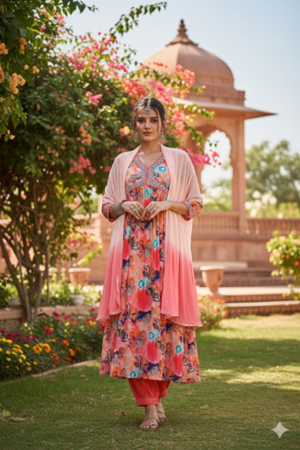 Natural Crepe 3pc Set