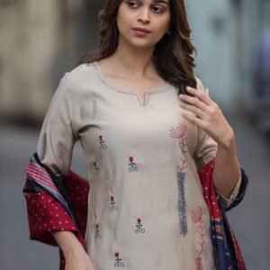 Handblock Modal Muslin 3PC Set