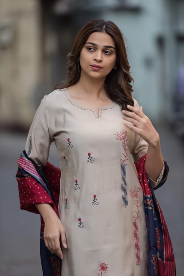 Handblock Modal Muslin 3PC Set