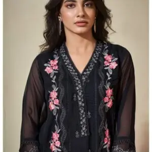 V-Neck Organza 3PC Set