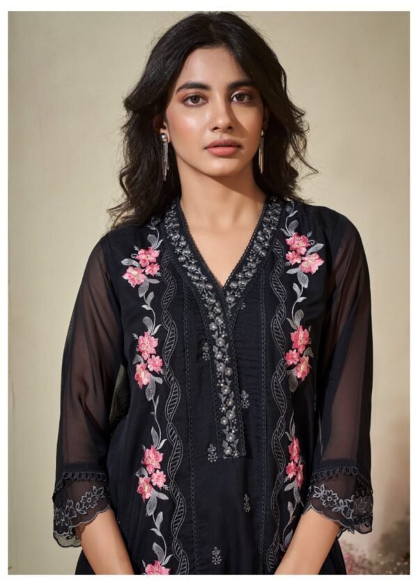 V-Neck Organza 3PC Set