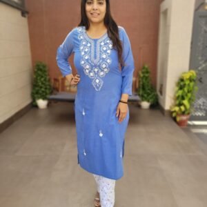 2PC Set with Hand Chikankari