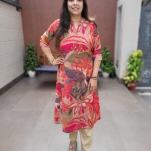 Muslin Digital Print Kurta
