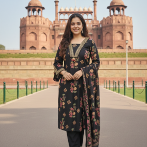 Cotton 3PC Set with Embroidery