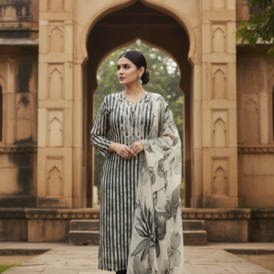 3PC Suit Set with Handwork