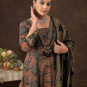 Anarkali Cotton 3PC Set