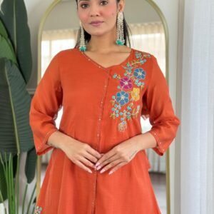 Multi Chanderi Embroidered